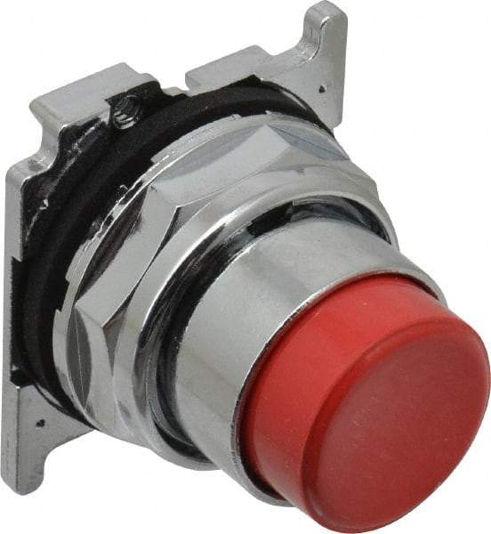 Eaton Cutler-Hammer - Extended Straight Pushbutton Switch Operator - Red, Round Button, Nonilluminated - All Tool & Supply