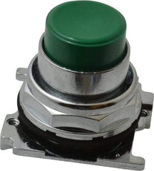 Eaton Cutler-Hammer - Extended Straight Pushbutton Switch Operator - Green, Round Button, Nonilluminated - All Tool & Supply