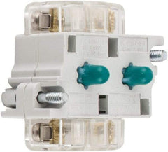 Eaton Cutler-Hammer - 2NO, 0.5 Amp, Electrical Switch Contact Block - 120 VAC/VDC, Pressure Terminal, 30-1/2mm Hole, For Use with E34 Operators, Standard 10250T - All Tool & Supply