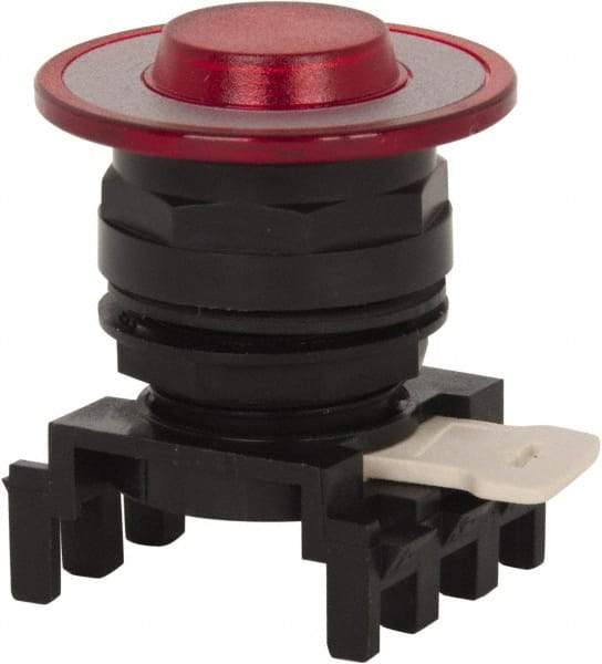 Eaton Cutler-Hammer - Pushbutton Switch Lens - Red, Round Button, Illuminated - All Tool & Supply