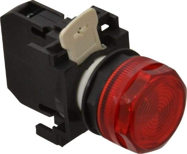 Eaton Cutler-Hammer - 120 VAC/VDC Red Lens Incandescent Indicating Light - Round Lens - All Tool & Supply