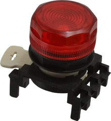 Eaton Cutler-Hammer - Round Pilot and Indicator Light Lens - Red, 25mm Lens Diameter - All Tool & Supply