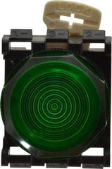 Eaton Cutler-Hammer - Round Pilot and Indicator Light Lens - Green, 25mm Lens Diameter - All Tool & Supply