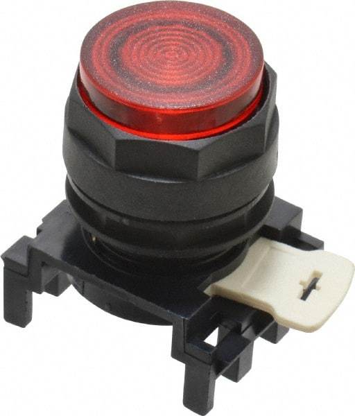 Eaton Cutler-Hammer - 25mm Mount Hole, Extended Straight, Pushbutton Switch Only - Round, Red Pushbutton, Illuminated, Momentary (MO) - All Tool & Supply