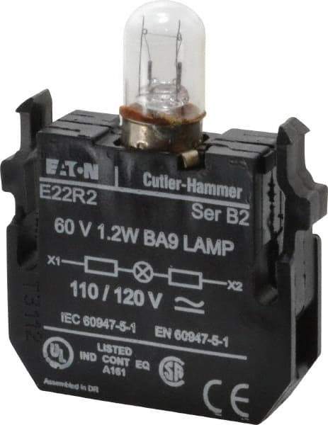 Eaton Cutler-Hammer - 120 VAC/VDC Incandescent Indicating Light - All Tool & Supply