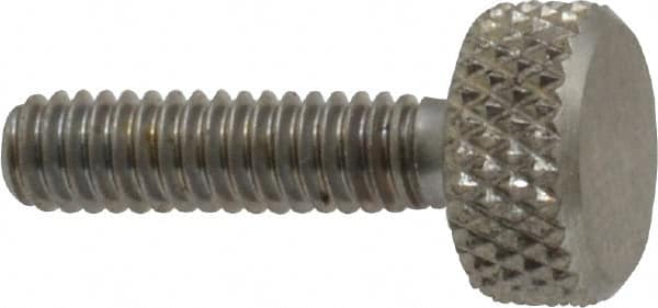 Gibraltar - #8-32 Knurled Shoulderless Grade 18-8 Stainless Steel Thumb Screw - All Tool & Supply