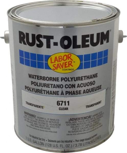 Rust-Oleum - 1 Gal Can Clear Water-Based Polyurethane - 400 to 800 Sq Ft/Gal Coverage, <250 g/L VOC Content - All Tool & Supply