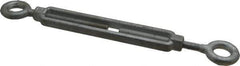 Made in USA - 1,200 Lb Load Limit, 3/8" Thread Diam, 6" Take Up, Steel Eye & Eye Turnbuckle - 11-7/8" Closed Length - All Tool & Supply