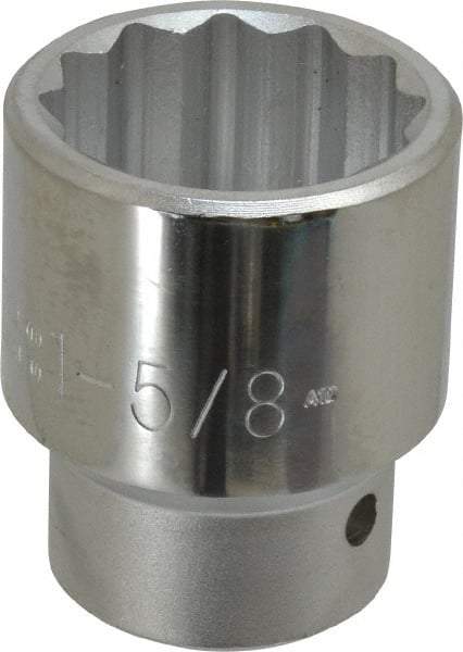 Proto - 1-5/8", 1" Drive, Standard Hand Socket - 12 Points, 3-1/4" OAL - All Tool & Supply