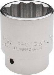 Proto - 1-7/8", 1" Drive, Standard Hand Socket - 12 Points, 3-5/16" OAL - All Tool & Supply