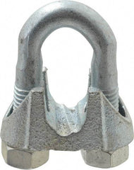 Value Collection - 5/8" Wire Rope U-Bolt Clip - Malleable Iron, Galvanized - All Tool & Supply