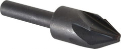 Keo - 1/2" Head Diam, 1/4" Shank Diam, 6 Flute 60° High Speed Steel Countersink - All Tool & Supply