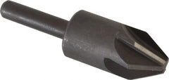 Keo - 5/8" Head Diam, 1/4" Shank Diam, 6 Flute 60° High Speed Steel Countersink - All Tool & Supply