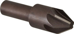 Keo - 3/4" Head Diam, 1/2" Shank Diam, 6 Flute 60° High Speed Steel Countersink - All Tool & Supply