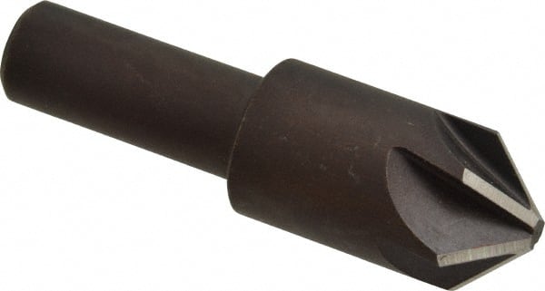 Keo - 3/4" Head Diam, 1/2" Shank Diam, 6 Flute 90° High Speed Steel Countersink - All Tool & Supply