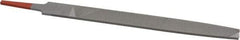 Simonds File - 8" Long, Second Cut, Flat American-Pattern File - Double Cut, Tang - All Tool & Supply