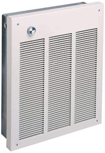 Marley - 208 Volt, 4,000 Watt, 11.1 Amps, 100 CFM, 13,650 Max BTU, Fan Forced Wall Heater - 15-3/4 Wide x 1-3/8 Deep x 19-1/8 High - All Tool & Supply