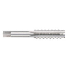 Titan USA - 1/2-13 Plug RH H11 Uncoated High Speed Steel 4-Flute Straight Flute Hand Tap - Exact Industrial Supply