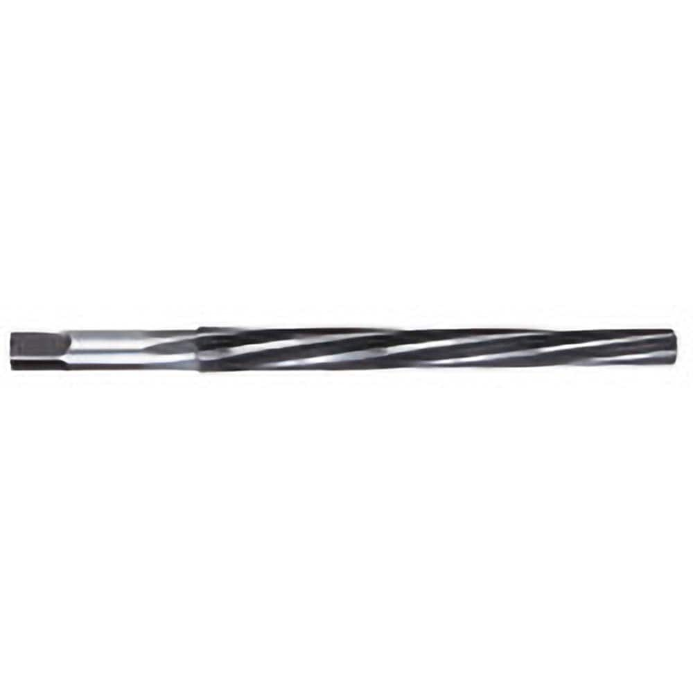 Titan USA - Taper Pin Reamers; Taper Pin Size (Number): #9 (Wire); Small End Diameter (Decimal Inch): 0.4805 ; Reamer Diameter (Decimal Inch): 0.6066 ; Flute Type: Spiral ; Shank Type: Straight ; Overall Length (Inch): 8-5/16 - Exact Industrial Supply