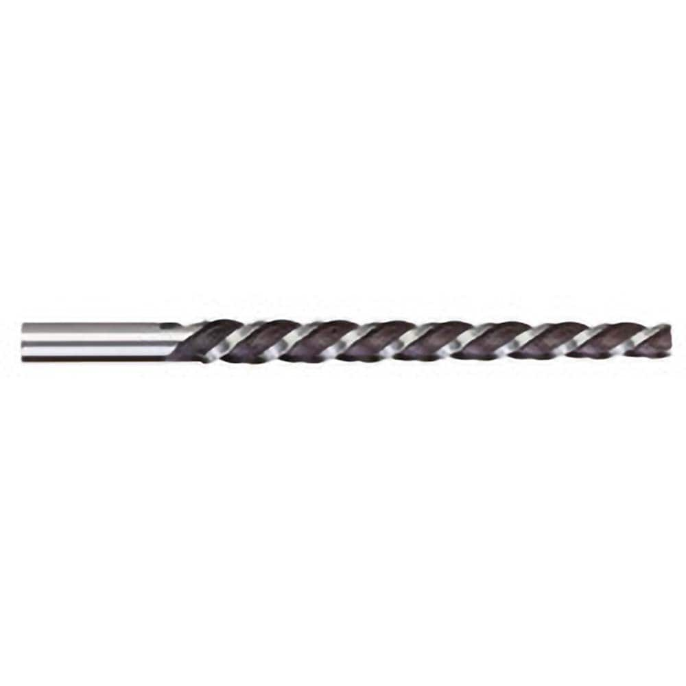 Titan USA - Taper Pin Reamers; Taper Pin Size (Number): #10 (Wire); Small End Diameter (Decimal Inch): 0.5799 ; Reamer Diameter (Decimal Inch): 0.7216 ; Flute Type: Helical ; Shank Type: Straight ; Overall Length (Inch): 9-5/16 - Exact Industrial Supply