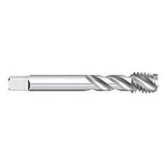 Titan USA - Spiral Flute Taps; Thread Size (mm): M4x0.70 ; Chamfer: Semi-Bottoming ; Class of Fit: 6H ; Thread Limit: D3 ; Number of Flutes: 3 ; Material: Powdered Metal - Exact Industrial Supply