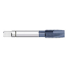 Titan USA - Spiral Point Taps; Thread Size (mm): M6x1.00 ; Number of Flutes: 3 ; Chamfer: Plug ; Class of Fit: 6H ; Thread Limit: D5 ; Finish/Coating: AlTiN - Exact Industrial Supply