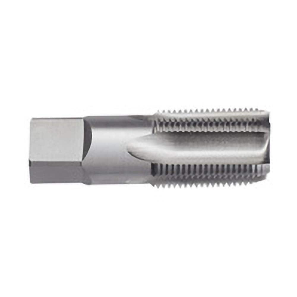 Titan USA - 1/2-14 4-Flute Uncoated High Speed Steel Standard Flute Tap - Exact Industrial Supply