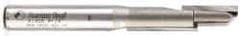 Amana Tool - 1/2" Diam, 1/2" Shank Diam, 2" Length of Cut, 2 Flute Straight Plunge Router Bit - 4-1/4" Overall Length, Carbide Tipped - All Tool & Supply