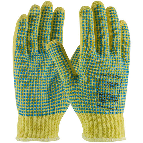 ‎08-K350PDD/S Gloves w/Kevlar Brand - 100% Kevlar - 7 Gg - M. Wgt - ANSI2 Dots 2 Sides/Extended Cuff