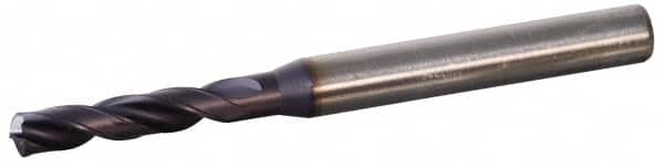 Kennametal - 17.5mm 140° Spiral Flute Solid Carbide Taper Length Drill Bit - All Tool & Supply