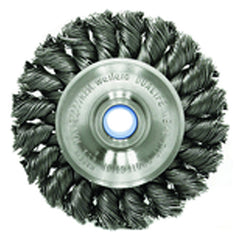 ‎3″ Diameter-3/8″-1/2″ Arbor Hole - Knot Twist Steel Wire Straight Wheel - All Tool & Supply