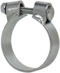 Made in USA - 2.92" ID, Steel Zinc Plated BCE Band Style Clamp - 0.12" Thick, 2-3/4" Hose - All Tool & Supply