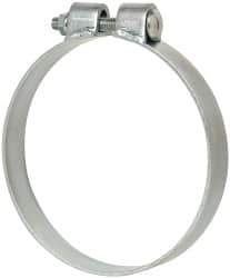 Made in USA - 6.17" ID, Steel Zinc Plated BCE Band Style Clamp - 0.12" Thick, 6" Hose - All Tool & Supply