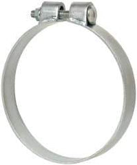 Made in USA - 6.17" ID, Steel Zinc Plated BCE Band Style Clamp - 0.12" Thick, 6" Hose - All Tool & Supply