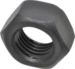 Value Collection - M30x3.50 Steel Right Hand Hex Nut - 46mm Across Flats, 24mm High, Uncoated - All Tool & Supply