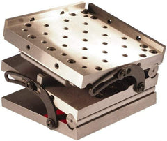 Suburban Tool - 12" Long x 8" Wide x 4-3/16" High, Compound Precision Steel Sine Plate - Square to within 0.0003", 0.0002 (C1), 0.0002 (C2)" Tolerance, 3/8-16 Hole - All Tool & Supply