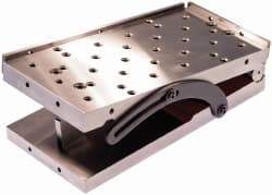 Suburban Tool - 4" Long x 4" Wide x 3-1/8" High, Compound Precision Steel Sine Plate - Square to within 0.0002", 0.0002 (C1), 0.0002 (C2)" Tolerance, 3/8-16 Hole - All Tool & Supply