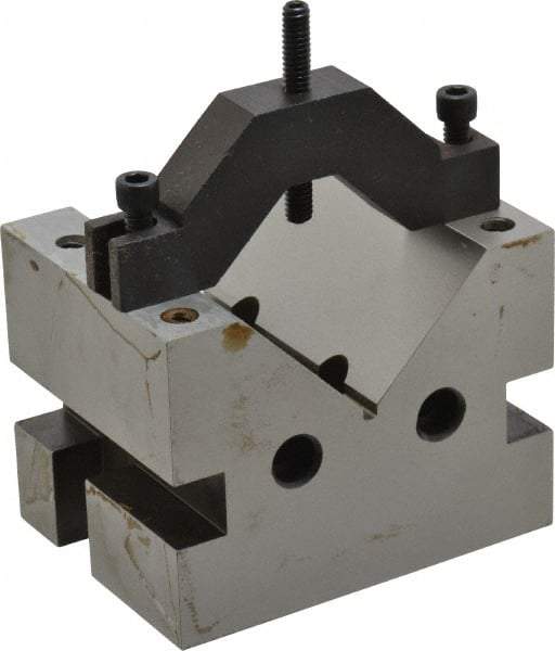 Suburban Tool - 2-7/8" Max Capacity, 90° Angle, Hardened Steel V-Block - 4" Long x 3" Wide x 3" High, Sold as Individual - All Tool & Supply