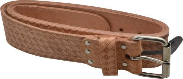 CLC - 29 to 46" Waist Tool Belt - 2" Wide, Natural (Color), Leather - All Tool & Supply