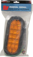 Federal Signal Emergency - Class I Joules, 71 Quad FPM, Grommet Mount Emergency LED Lighting Assembly - Powered by 12 to 24 Volts, Amber - All Tool & Supply