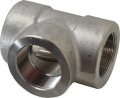 Value Collection - 2" Grade 304/304L Stainless Steel Pipe Tee - FNPT x FNPT x FNPT End Connections, 3,000 psi - All Tool & Supply