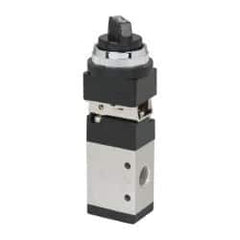 ARO/Ingersoll-Rand - 1/4" NPT Manual Mechanical Valve - 3-Way, 2 Position, Selector/Manual & 0.7 CV Rate - All Tool & Supply