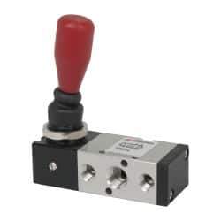 ARO/Ingersoll-Rand - 1/4" NPT Manual Mechanical Valve - 4-Way, 2 Position, Lever/Spring & 0.7 CV Rate - All Tool & Supply