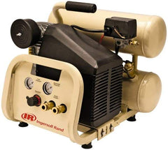 Ingersoll-Rand - 2 HP, 4.2 CFM Twin Stack Air Compressor - 4.0 Gallon Tank, 120 Amp, 125 Max psi, 120V - All Tool & Supply