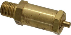 Kingston - 1/4" Inlet, Safety Relief Valve - 75 Max psi, Brass - All Tool & Supply