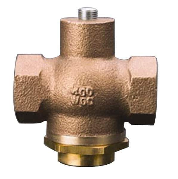 Kingston - 2" Brass Check Valve - Inline, FNPT x FNPT, 400 WOG - All Tool & Supply