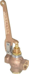 Kingston - 3/8" Pipe, 400 Max psi, Buna N Disc, Self Closing Control Valve - Pull Lever, FNPT x FNPT End Connections - All Tool & Supply