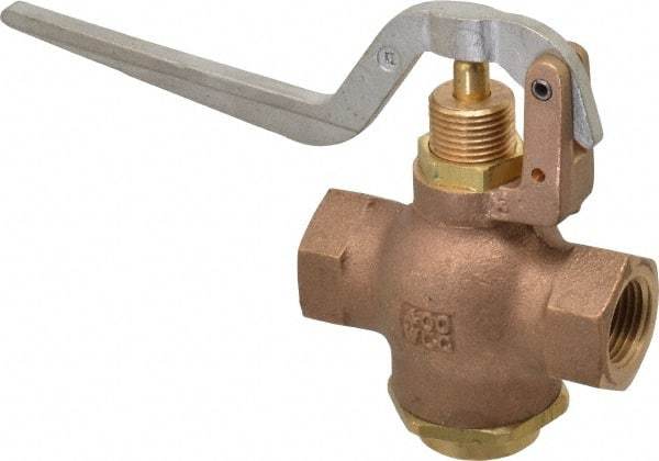 Kingston - 1/2" Pipe, 400 Max psi, Buna N Disc, Self Closing Control Valve - Squeeze Lever, FNPT x FNPT End Connections - All Tool & Supply