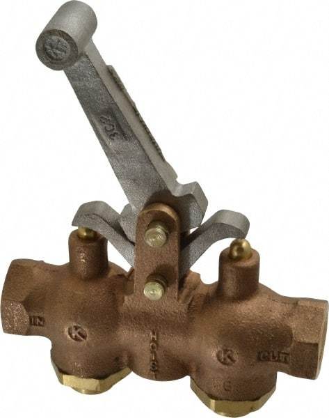 Kingston - 1/2" NPT Hoist Control Valve - Locking Style Lever & 200 Max psi - All Tool & Supply