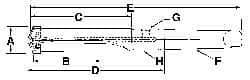 Allied Machine and Engineering - Series 2.5, 1-3/16 to 1-3/8" Diam, 3MT Taper Shank, Helical Flute Spade Drill - 7-3/8" Max Depth, 10-15/64" Body Length, 13-25/32" OAL, Standard Length, Through Coolant - All Tool & Supply